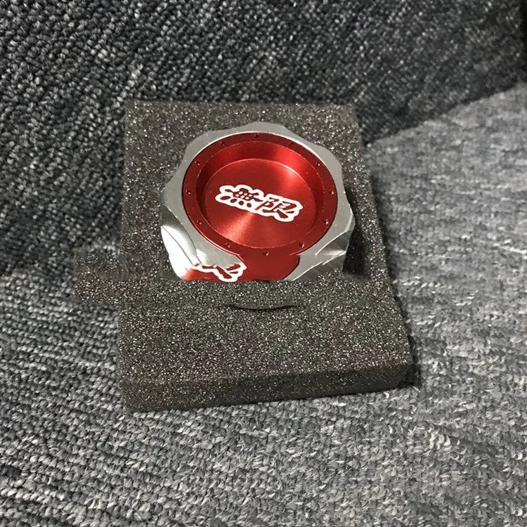 Aluminum alloy oil filter cap in six colour options for Honda models