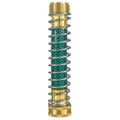 Brass spring hose connector with spiral spring mechanism for garden watering