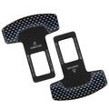 Aluminium alloy bottle opener keychain with 2.1cm lock tongue buckle in frosted carbon fibre colour
