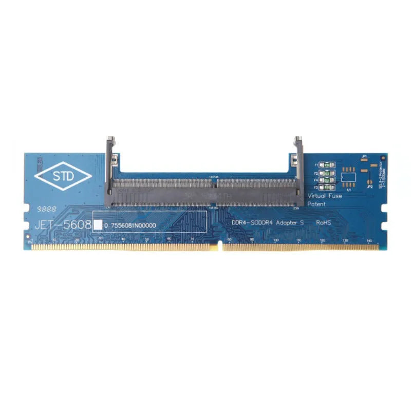 DDR4 laptop to desktop memory adapter card converting SO-DIMM to DIMM with ESD protection