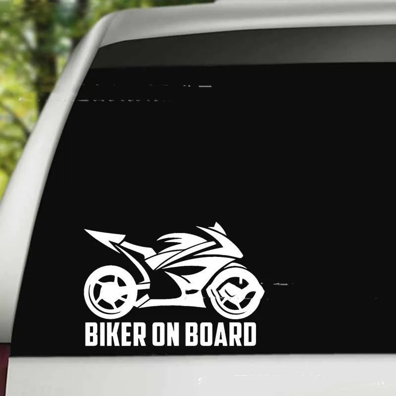 Reflective motorcycle and car safety stickers in multiple colours with 10x15cm and 14x20cm size options