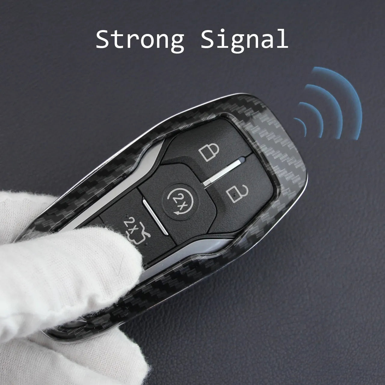 Plastic remote control protective shell for car keys shown in single shell colour.