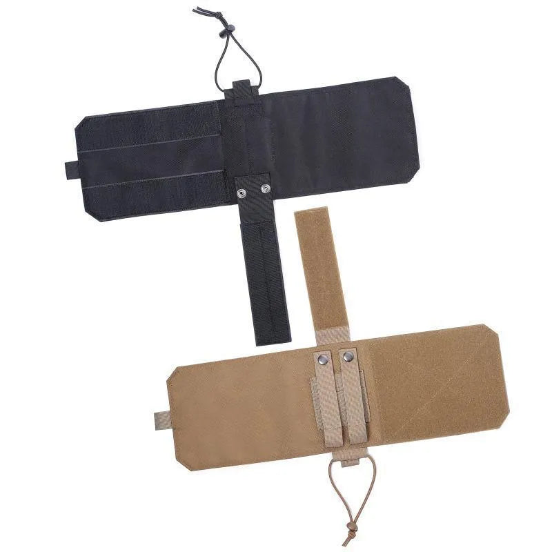 Adjustable black Oxford cloth heat-holding cover stretched over a water bottle