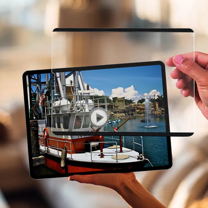 Magnetic detachable 11-inch PET painting film for iPad tablets with alcohol wipes and scraper tool