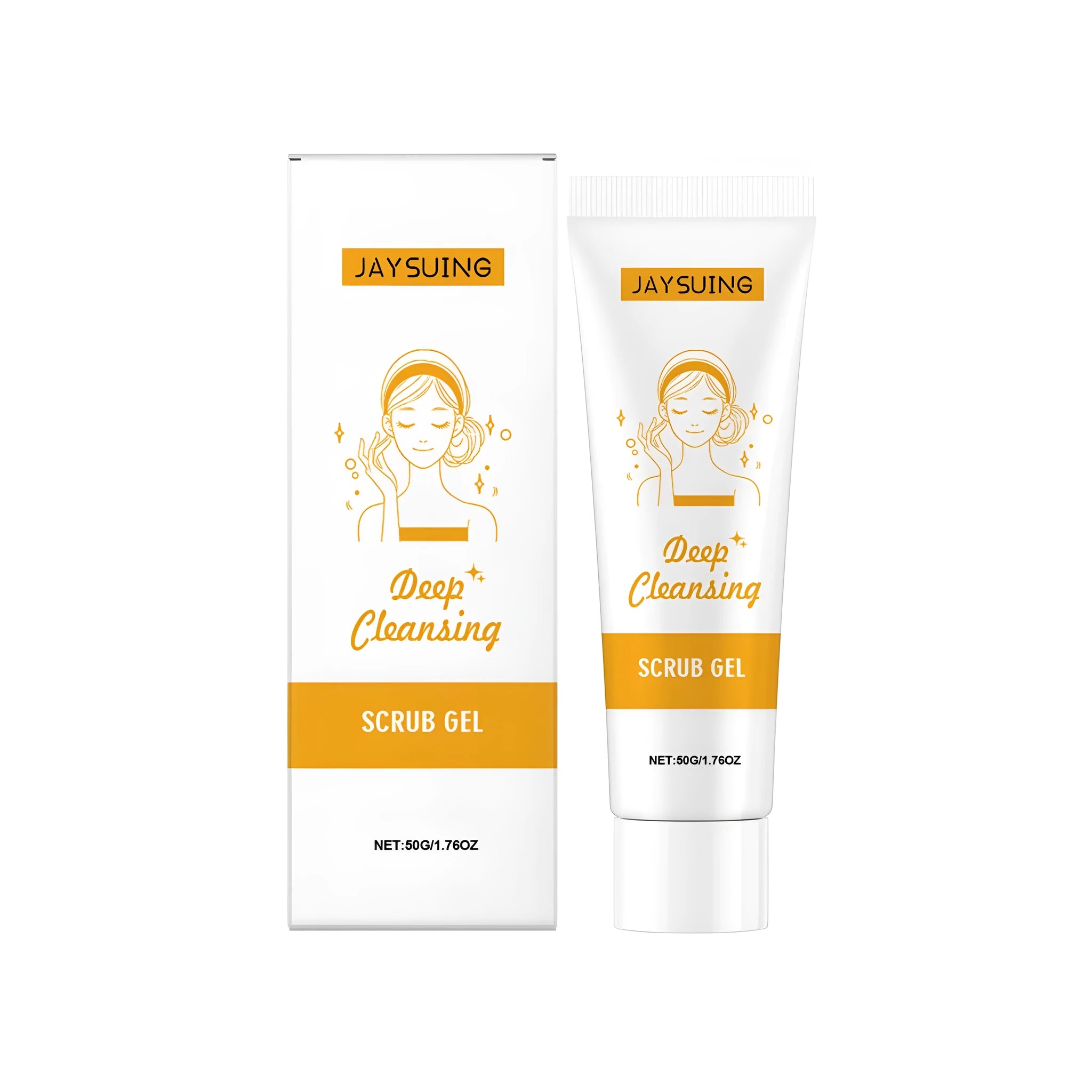 50g tube of Deep Cleansing Scrub Gel with aloe vera and centella asiatica
