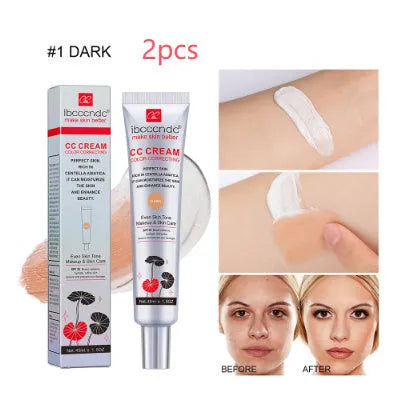 Erborian CC Cream tube with Centella Asiatica for colour correction in dark and light shades