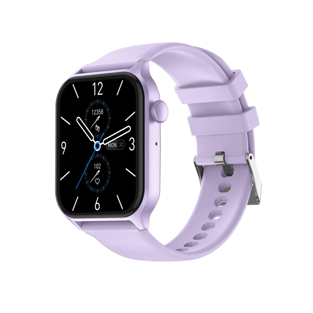 Z145 smart watch showing blood pressure monitoring display in one of six available colour options