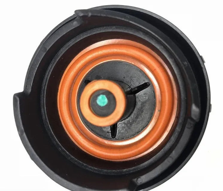 Black automotive exhaust valve for BMW 3 Series and 5 Series N52 engine applications