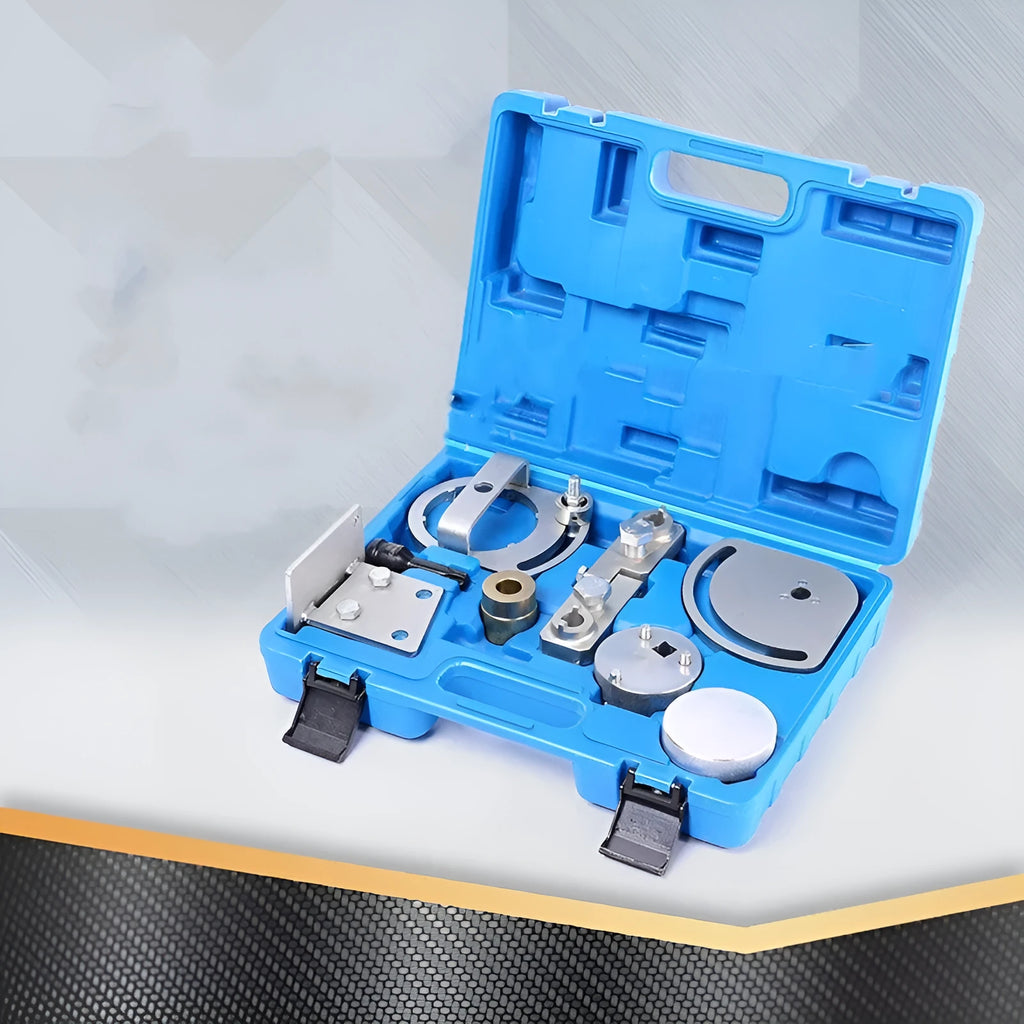 Volvo timing tool set with 8 carbon steel tools for engine camshaft crankshaft alignment