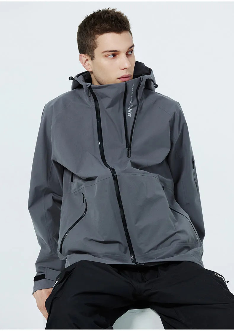 Men's and women's windproof waterproof ski suit in multiple colour options for ice and snow sports