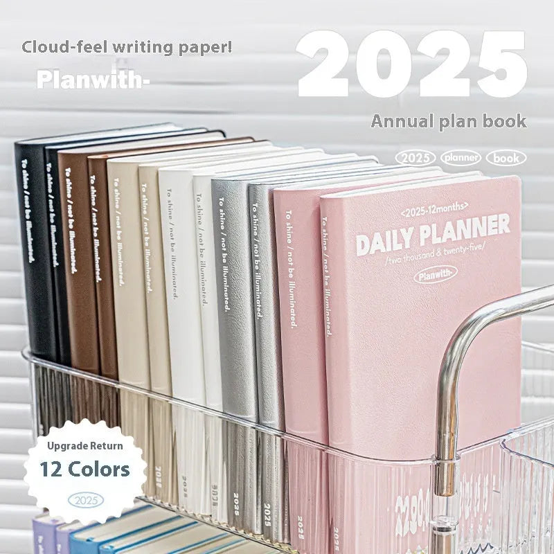 Waterproof exam notebook in mint green PU cover open to show 196 pages of writing paper.