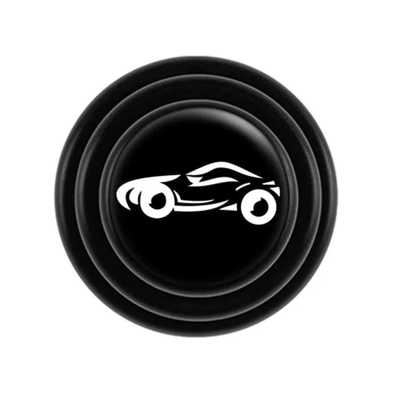 20mm silicone car door shock pads in black and luminous colours for impact protection