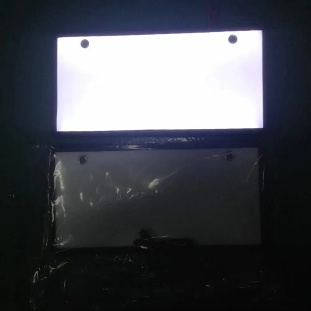 LED truck license plate light replacement set of two pieces with uniform illumination