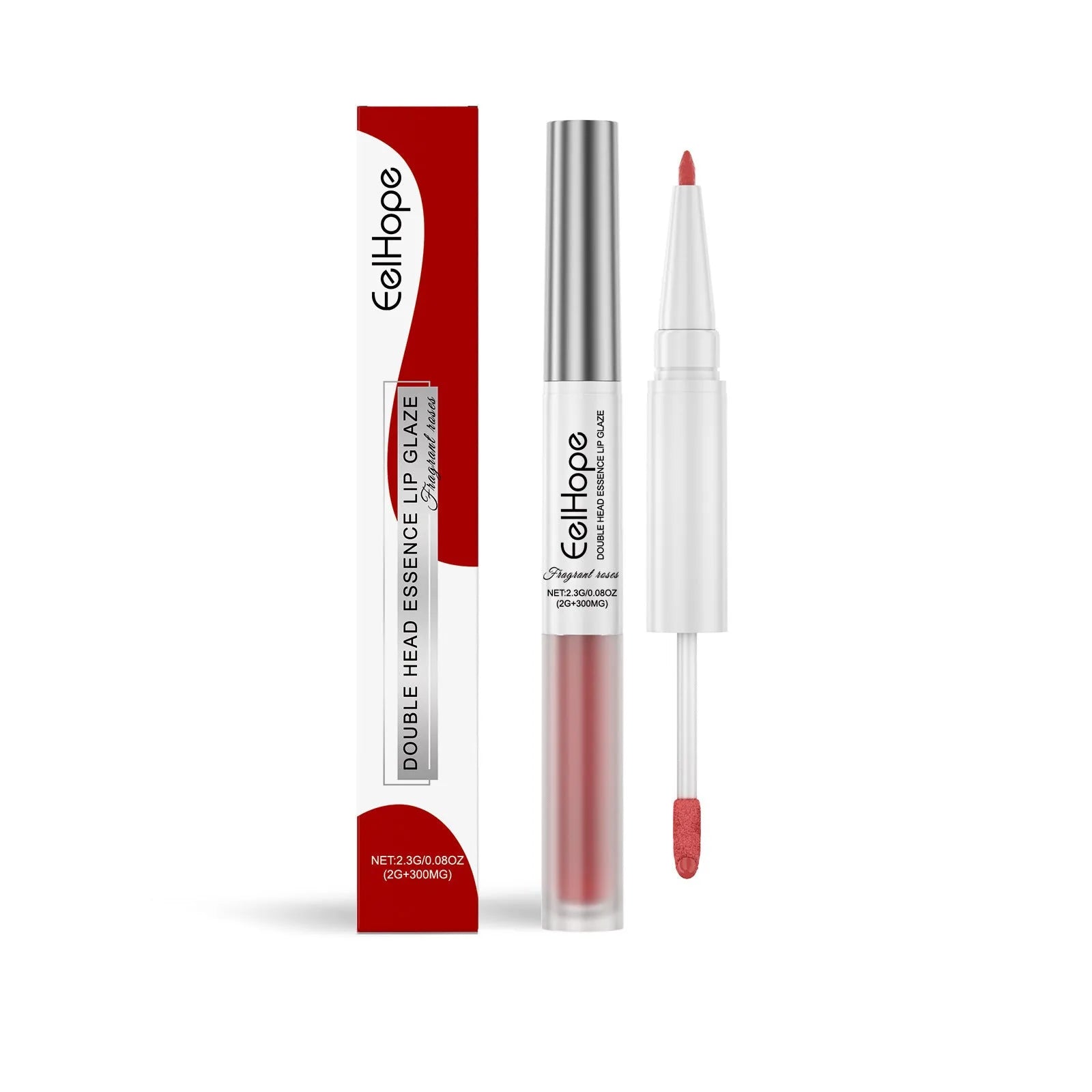 Double-headed lip liner and lacquer pen showing two application ends with export-only colour options