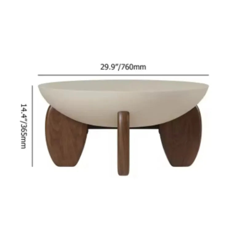 White solid wood adjustable height coffee table with storage compartments
