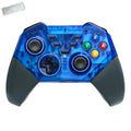 SWH wireless game controller for Nintendo Switch in hand, showing button layout and analog sticks.