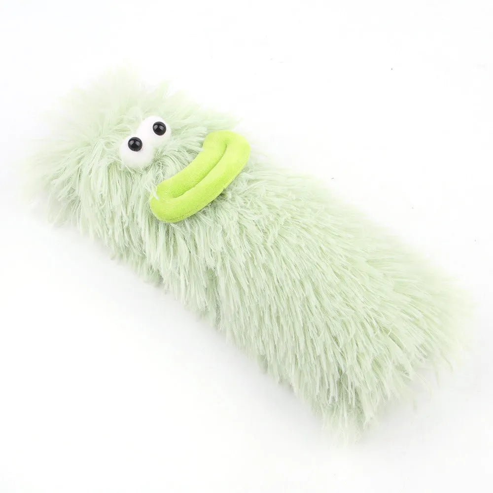 Interactive plush cat toy with crinkle sound and natural catnip filling in bright colours for indoor play