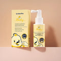 Children's probiotic white teeth cleaning spray bottle in strawberry and orange flavours
