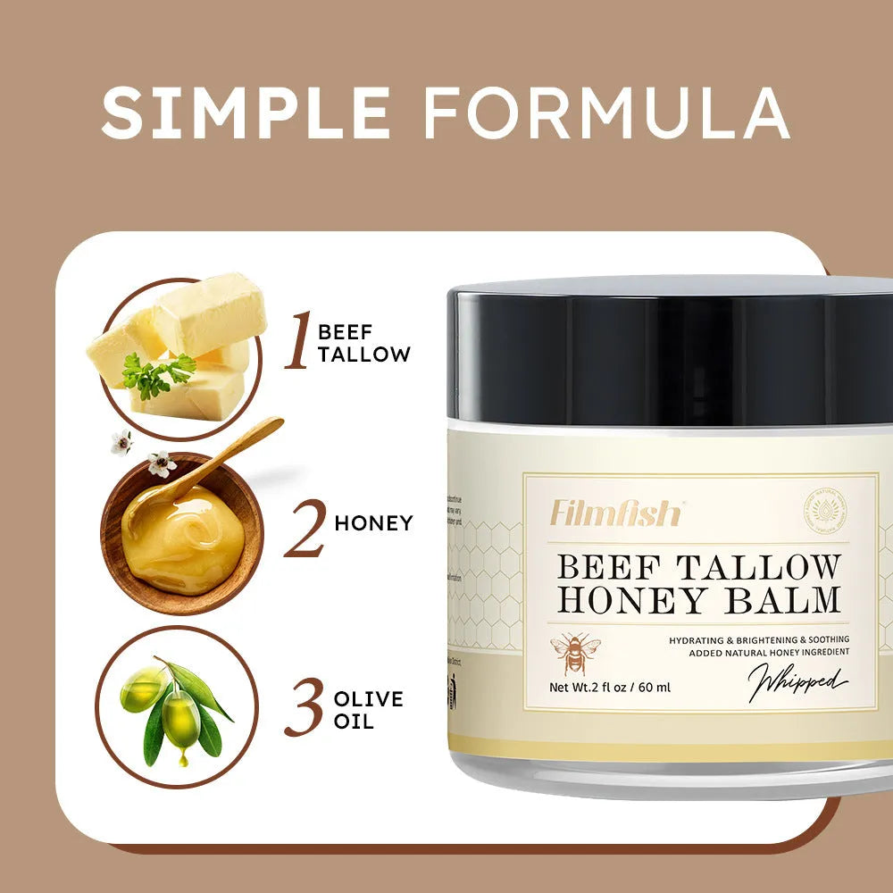 Honey moisturising body cream in 60ml packaging for daily skincare routines