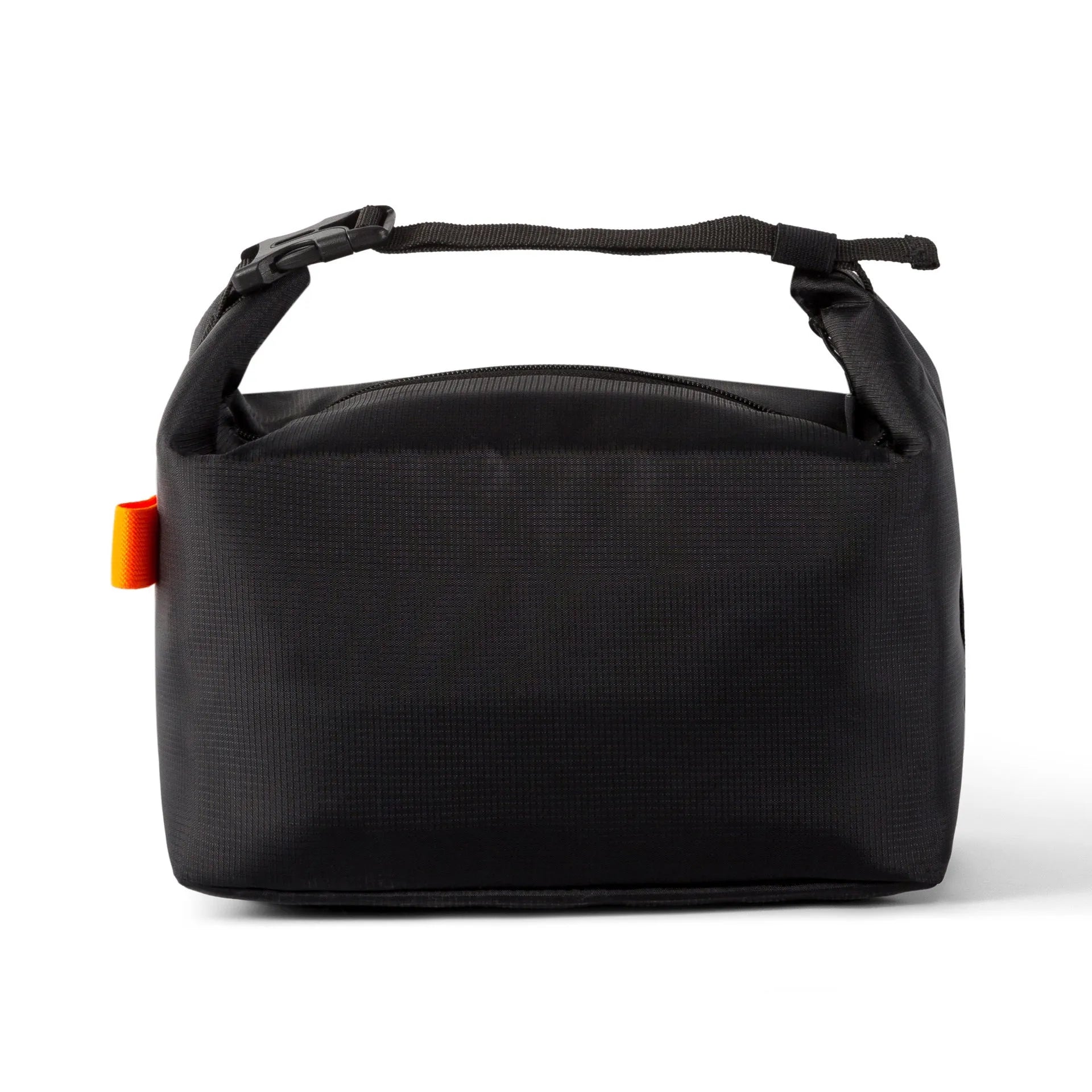 Insulated lunch bag in Oxford cloth with Japanese style design, shown in Army Green colour.