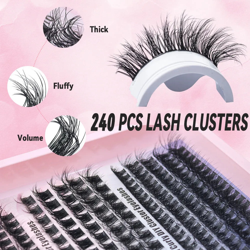 Box of mixed messy style false eyelashes with specifications ZHY-47, ZHY-51, ZHY-155, ZHY-56, and ZHY-78.
