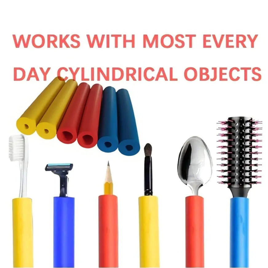 Rubber grip hose for tableware and pen tools showing inner diameter options of 10mm and 18mm