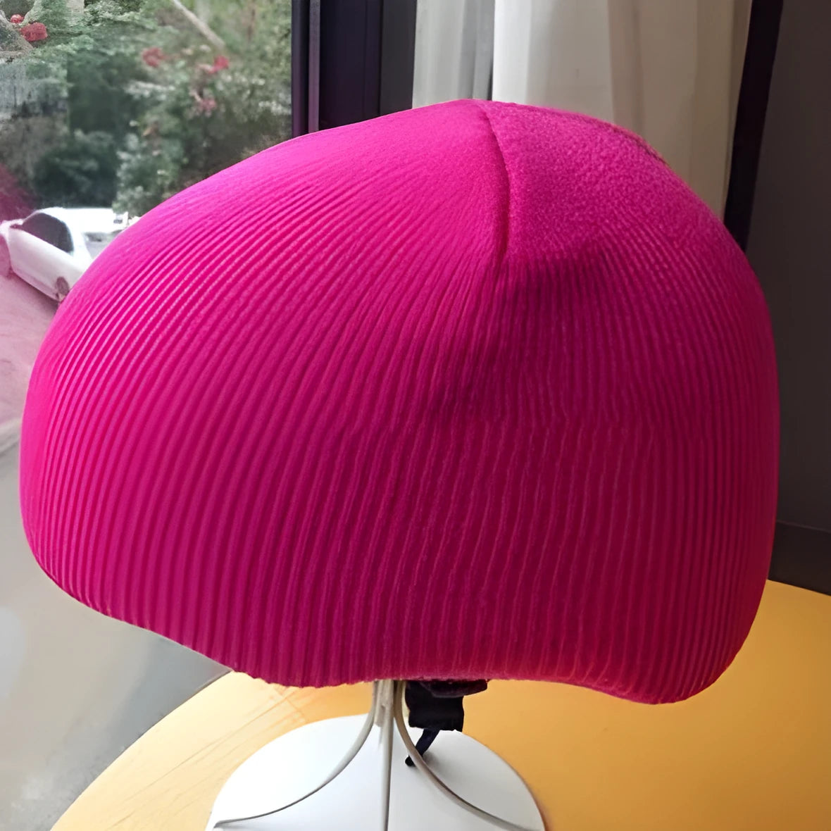 Decorative snow helmet cover in size L available in multiple colours for skiing
