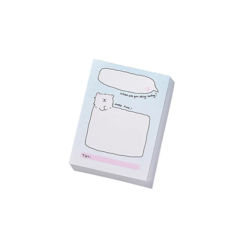 Cute cartoon hand account collage sticky notes in six Heartbeat Delivery Series styles with three size options