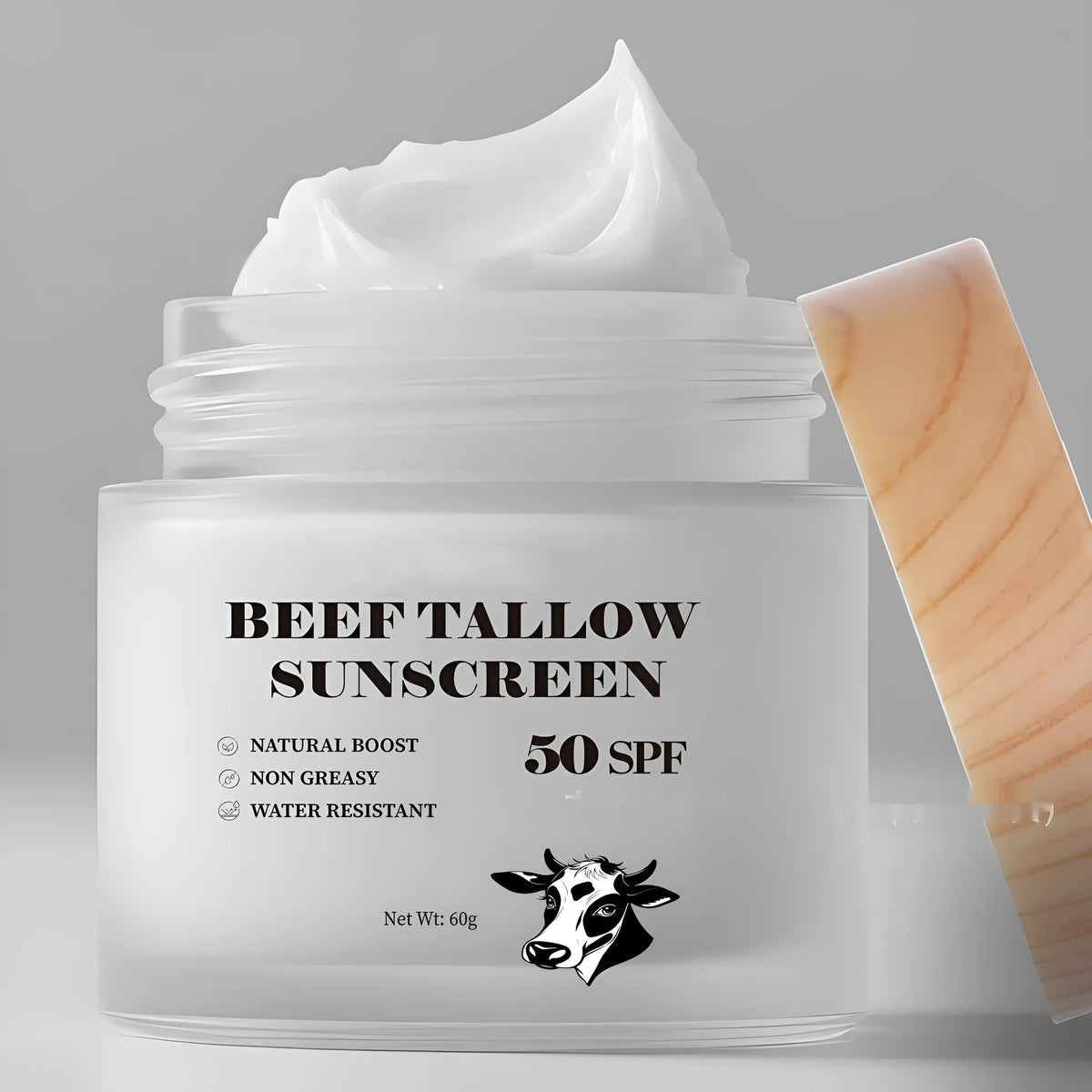 60g tub of Beef Twill Protective Cream, a waterproof and non-greasy barrier cream for hands and skin.