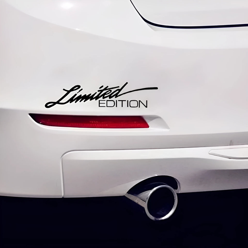 Reflective plastic bumper sticker 16cm x 3.8cm with British design