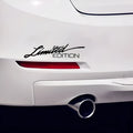 Reflective plastic bumper sticker 16cm x 3.8cm with British design