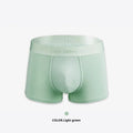 Men's solid colour cotton boxer shorts in black white silver grey light green