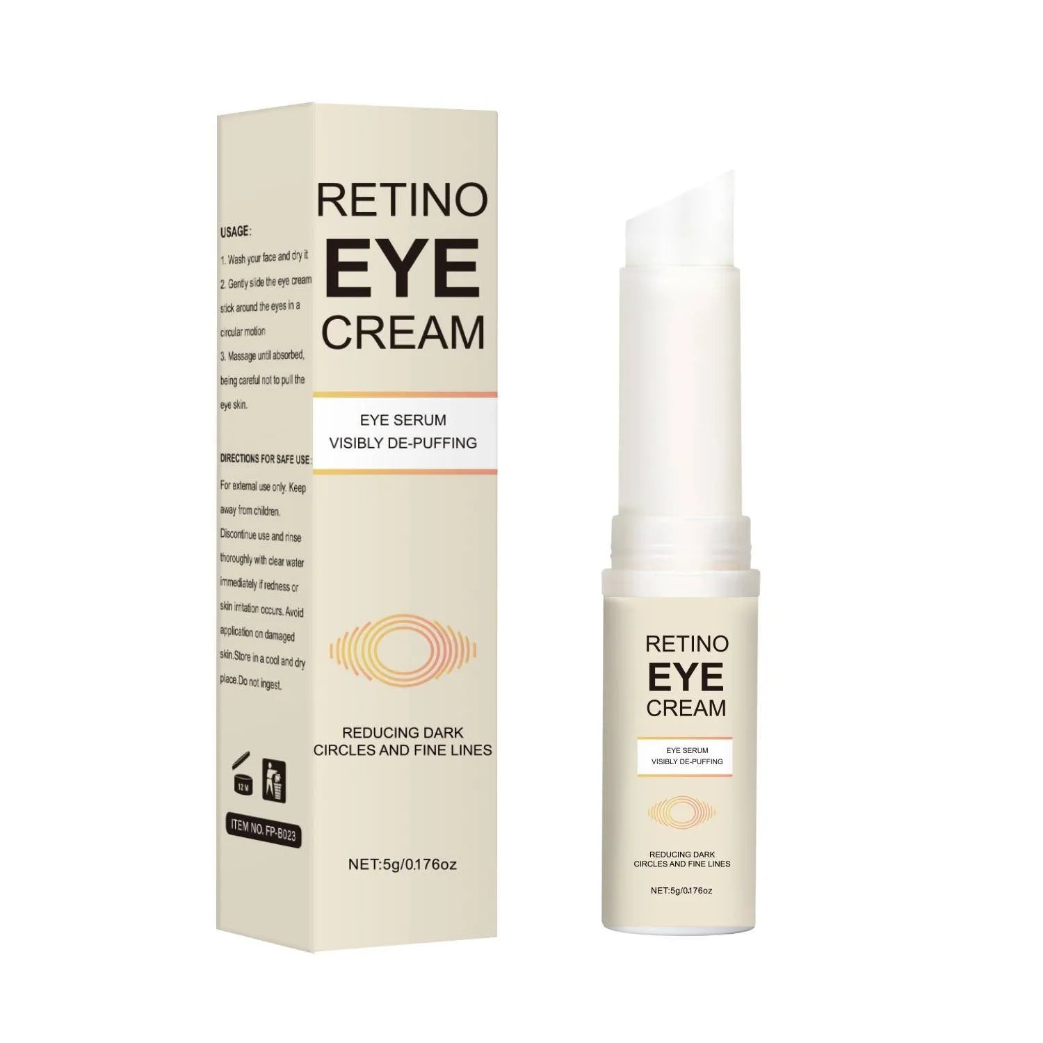 5g jar of moisturising eye cream for dark circles on universal skin types