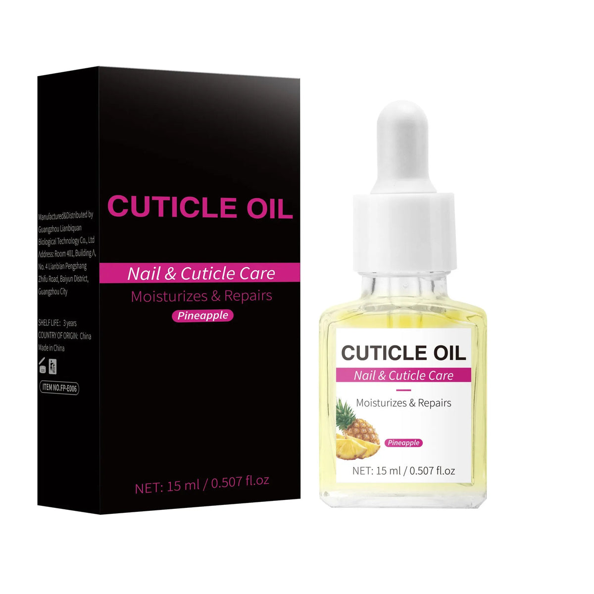 15ml moisturising nail cuticle oil bottle for nail care and cuticle treatment