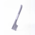 Green TPR pet feeding spoon with long handle for canned cat and dog food