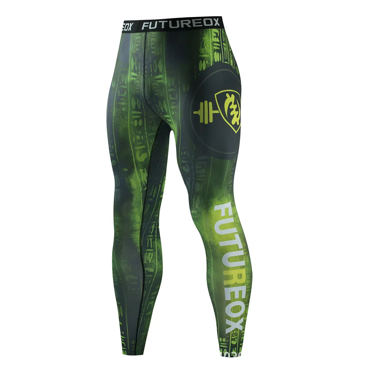 Men's slim-fit polyester sports suit in ZF016 colour, featuring a long sleeve top and trousers for running and training.