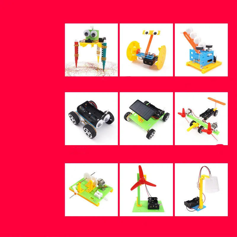 DIY puzzle assembling building blocks science experiment teaching aids measuring 29x22x4cm
