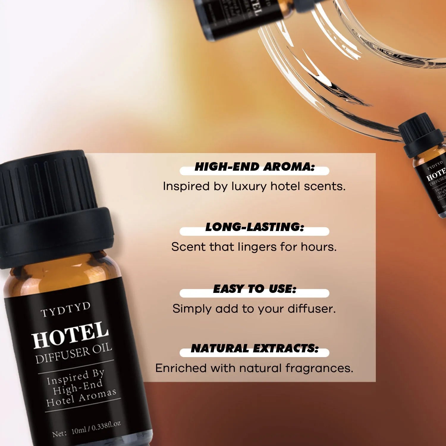 10ml natural plant fragrance essential oil bottle for universal skin types and aromatherapy