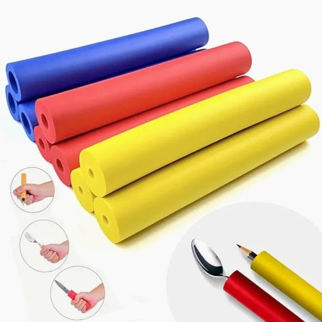 Rubber grip hose for tableware and pen tools showing inner diameter options of 10mm and 18mm