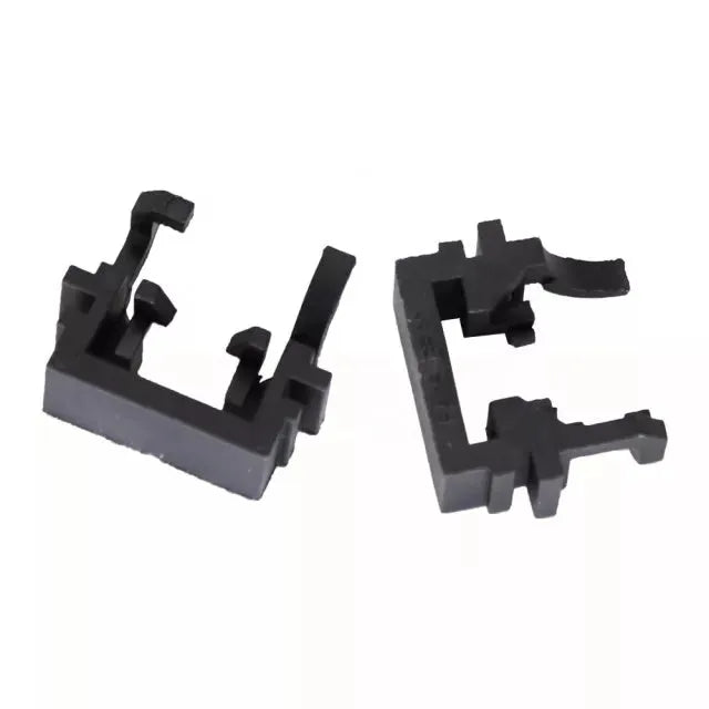 Black plastic LED headlight conversion bulb holder for Ford cars, dimensions 30.7x10x26mm.
