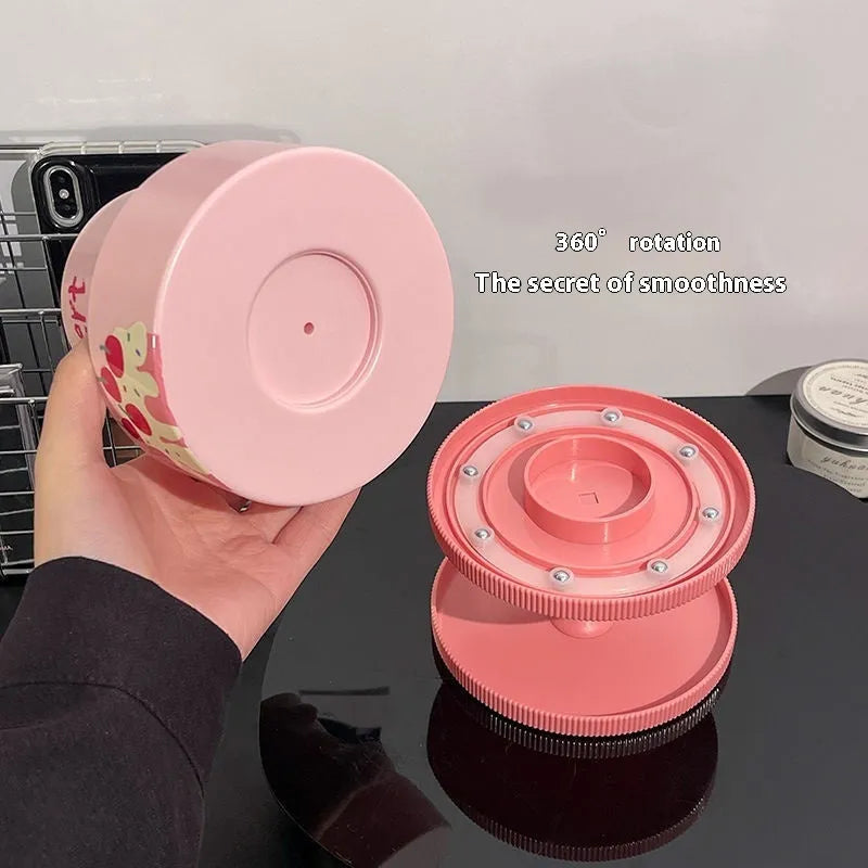 Rotating cosmetic brush storage barrel with 18 litre capacity in Japanese style design