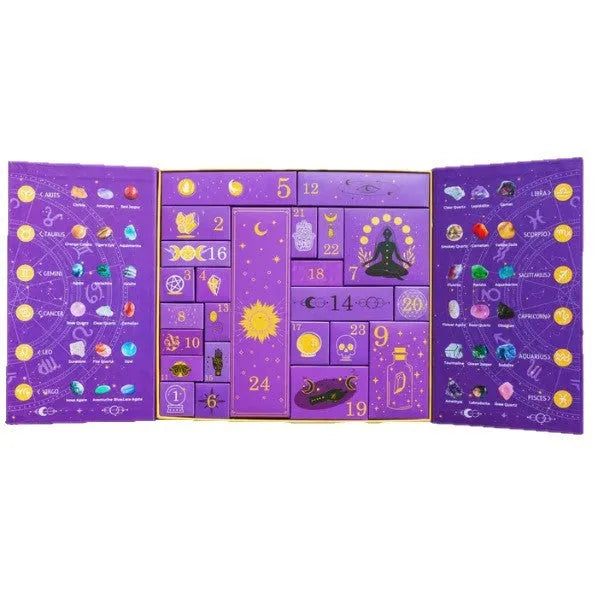 Crystal window Halloween gift box measuring 33.5cm wide with countdown functionality for emotional cultivation