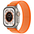 Nylon Apple Watch replacement strap with single ring buckle in various colours
