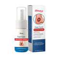 20ml foot care recovery spray bottle with Centella asiatica and mint leaves, compact size for travel and gym bags