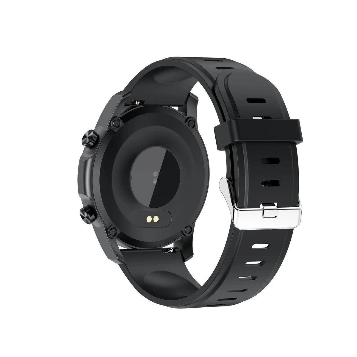 Youth2 smart bracelet with body temperature monitoring on a wrist, showing its black zinc alloy case and screen.
