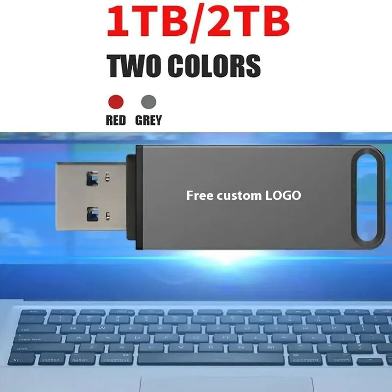 Creative metal USB flash drive in black red and silver with high capacity storage options