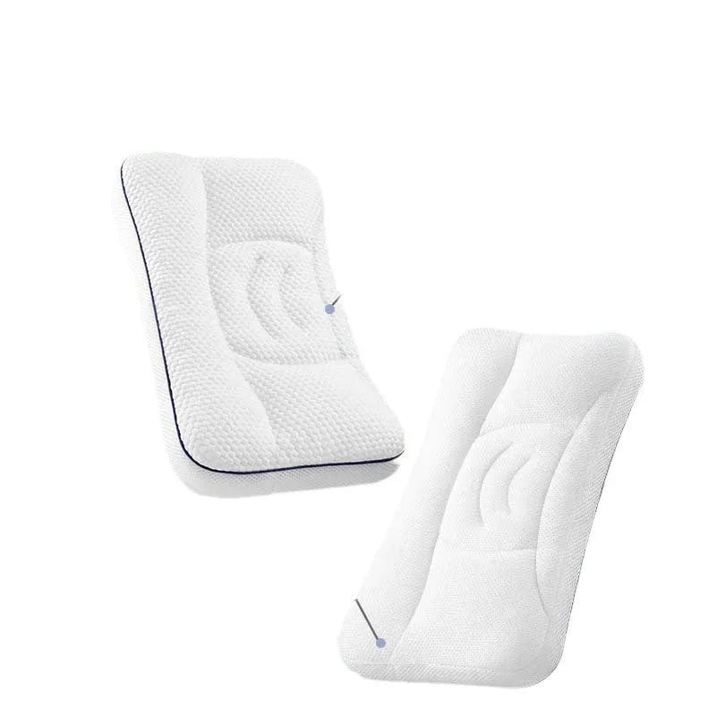 Children's partition neck pillow with dual-sided antibacterial protection for toddlers 1-6 years old