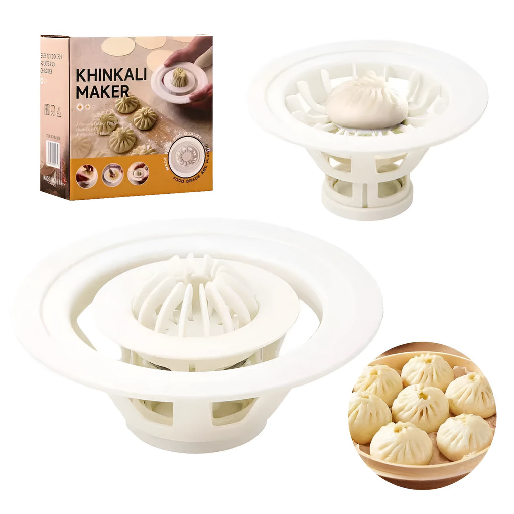 Black Jinkali steamed bun mould dumpling maker baozi shaping tool