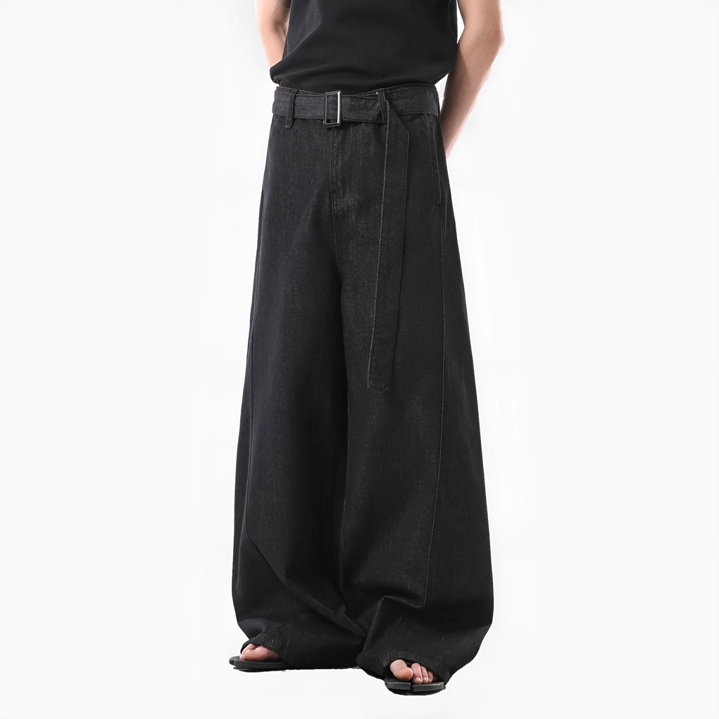 Black high waist straight leg women's jeans with zip fly in American retro style