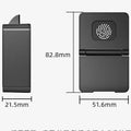 F079 punch-free drawer lock with removable card key for cabinets and wardrobes